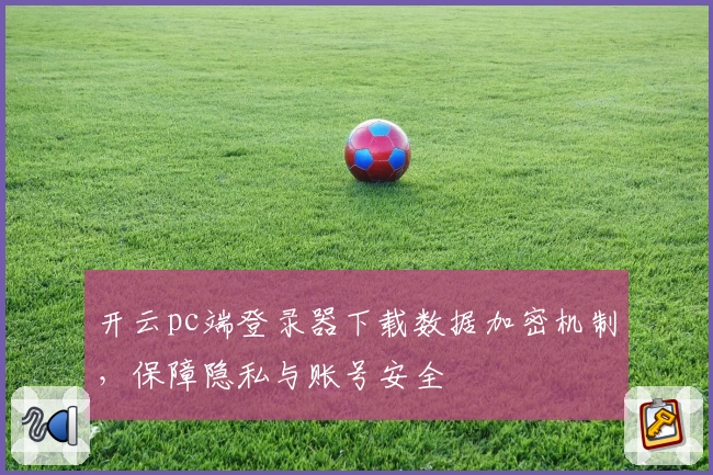 开云pc端登录器下载数据加密机制,保障隐私与账号安全