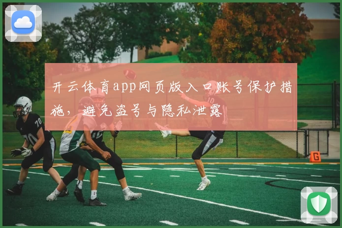 开云体育app网页版入口账号保护措施，避免盗号与隐私泄露
